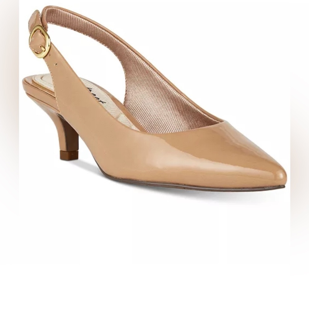 NWT Easy Street
Faye Slingback Kitten-Heel Pumps